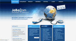 Desktop Screenshot of jabacom.cz
